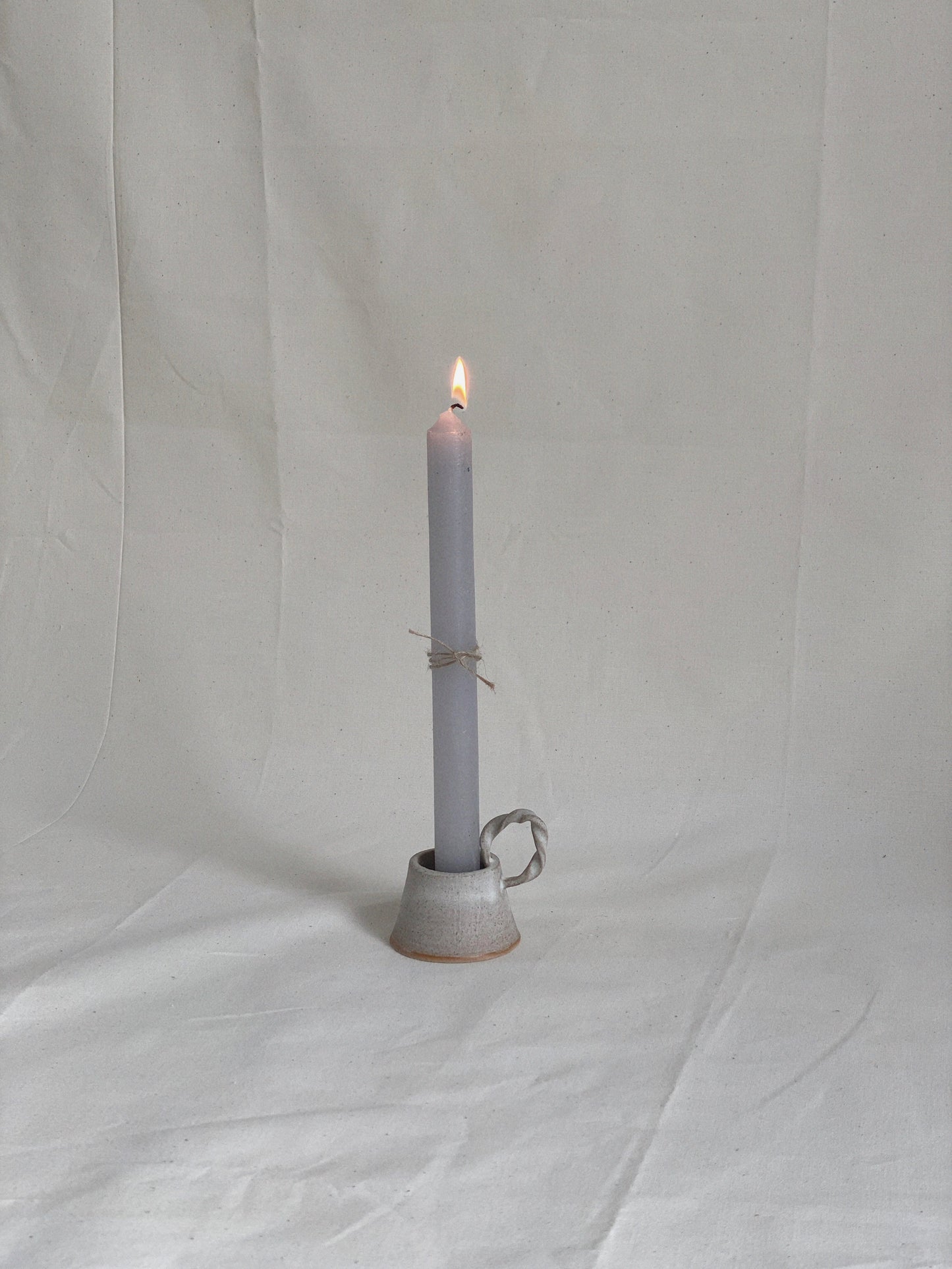 RIBBON mini twisted candle holder