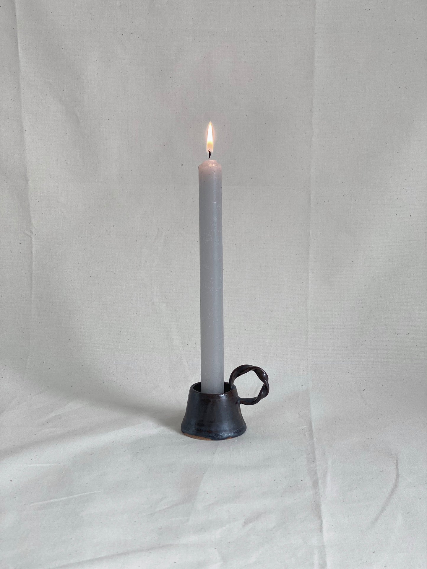 RIBBON mini twisted candle holder